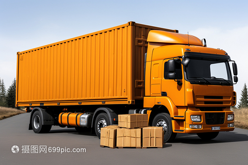 貨車(chē)上的貨物在路邊行駛 道路貨物運(yùn)輸?shù)默F(xiàn)狀與挑戰(zhàn)